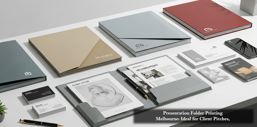 Presentation Folder Printing Melbourne Ideal for Client Pitches