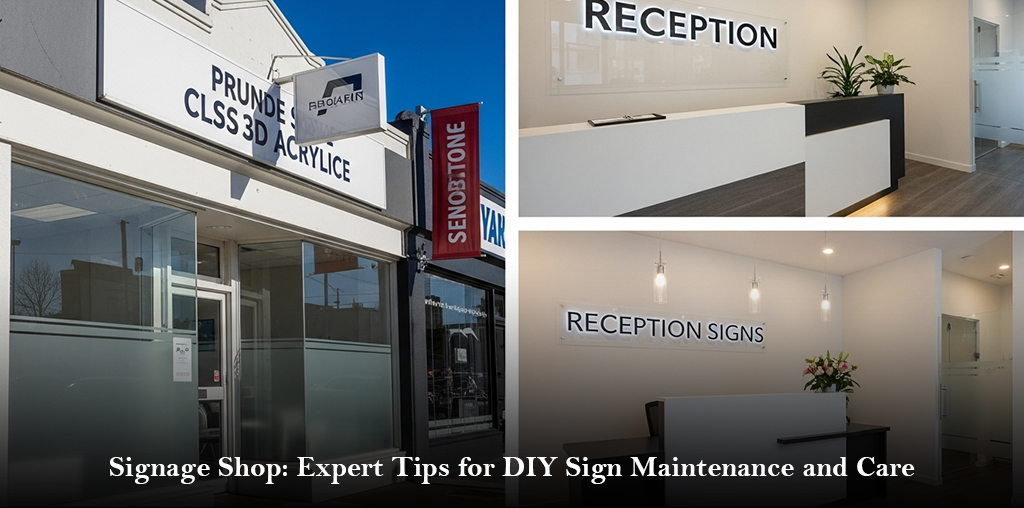 Signage Shop Expert Tips for DIY Sign Maintenance and Care