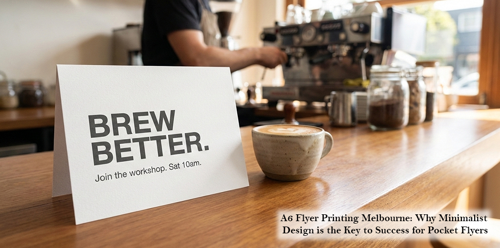 A6 Flyer Printing Melbourne Why Minimalist Design is the Key to Success for Pocket Flyers