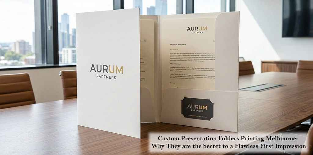 Custom Presentation Folders Printing Melbourne Why They are the Secret to a Flawless First Impression