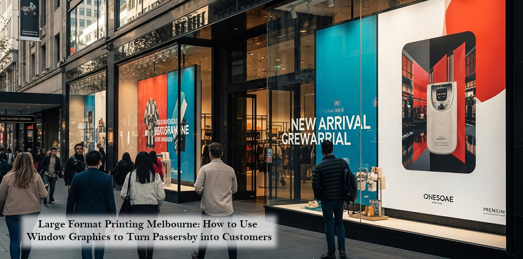 Large Format Printing Melbourne: How to Use Window Graphics to Turn Passersby into Customers