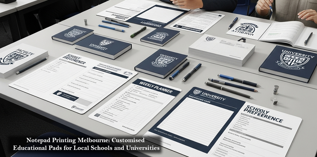 Notepad Printing Melbourne Customised Educational Pads for Local Schools and Universities