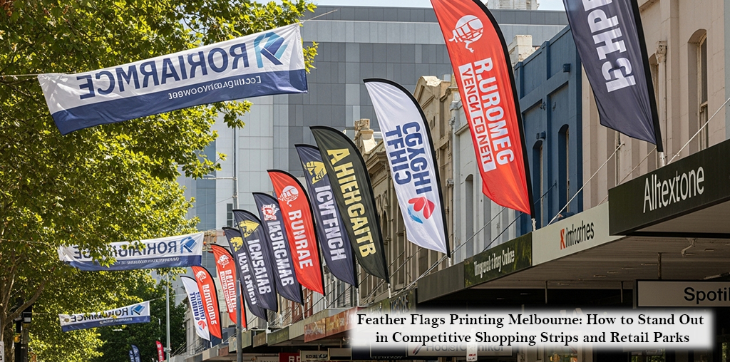 Feather Flags Printing Melbourne: How to Stand Out in Competitive Shopping Strips and Retail Parks
