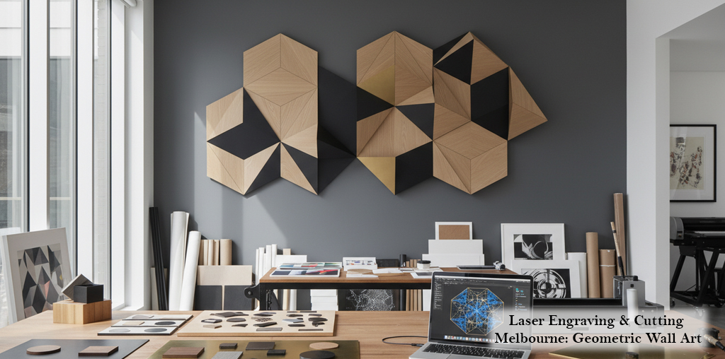 Laser Engraving & Cutting Melbourne Geometric Wall Art