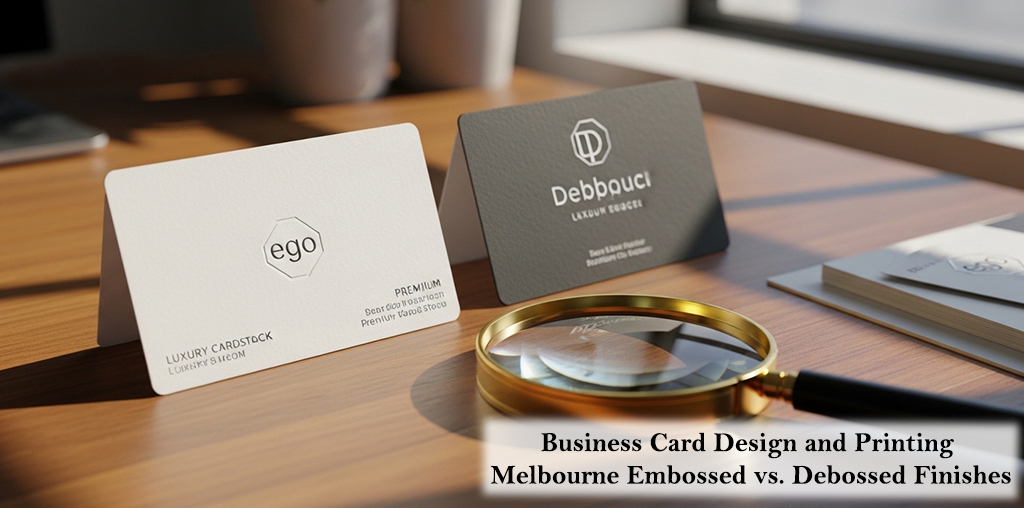 Business Card Design and Printing Melbourne Embossed vs. Debossed Finishes
