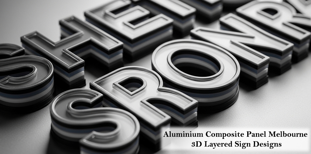 Aluminium Composite Panel Melbourne 3D Layered Sign Designs