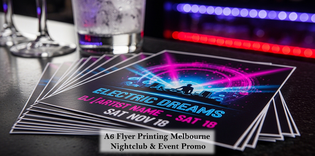 A6 Flyer Printing Melbourne Nightclub & Event Promo
