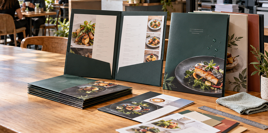 What Are the Best Spill-Proof Materials for Custom Presentation Folders for Cafes