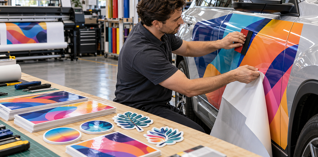 How Can You Install Wall Decals Without Air Bubbles Using Bumper Stickers Melbourne Experts